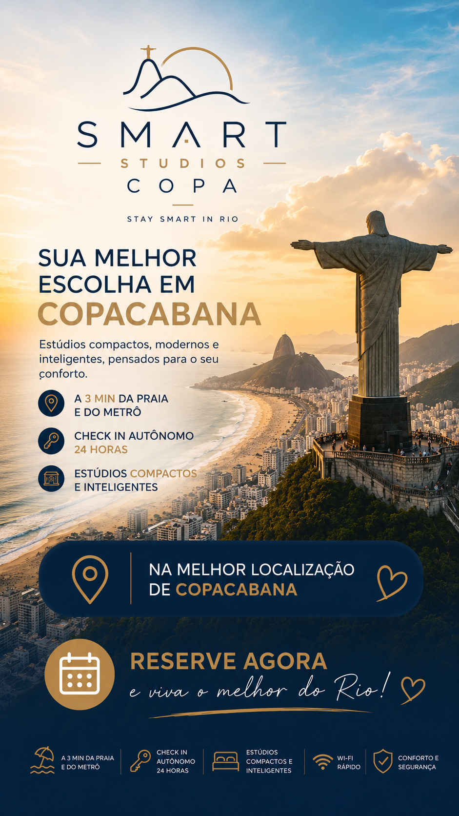 Smart Studios Copa em Copacabana